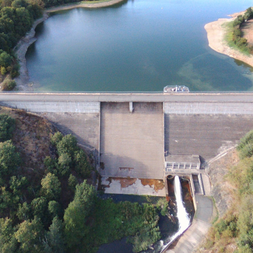 Photo du barrage de La Touche Poupar