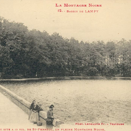 Photo historique du barrage de Lampy